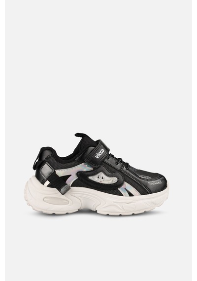 Vicco Lara Kız Çocuk Rahat Sneaker Siyah