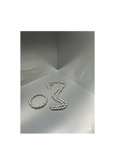 Minimalist Alüminyum Tesbih & Bileklik Set