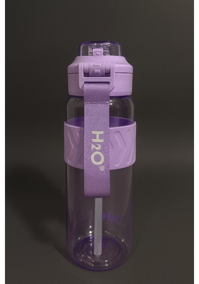 H2o - Kilitli Kapaklı Tritan Suluk 1000 Ml Bpa İçermez, Sızdırmaz, Dayanıklı Spor Ve Günlük Matara Lila