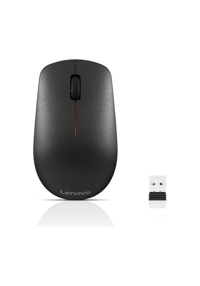 Lenovo 400 Wireless Mouse, Kablosuz Fare, 2,4 Ghz, 1200 Dpi, Siya