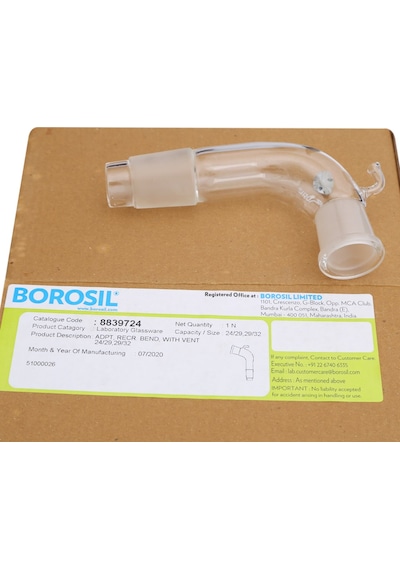 Borosil Cam Dağıtım Adaptörü - Havalandırmalı 24 29 - 29 32