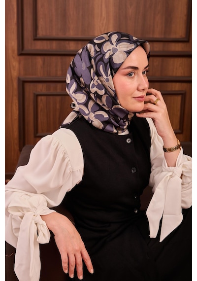 Silk Home Twill İpek Eşarp 11494-21 Siyah