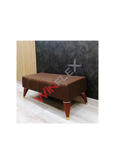 Winflex Şık Ve Fonksiyonel Dekoratif Puf 38x100 Cm Kahverengi