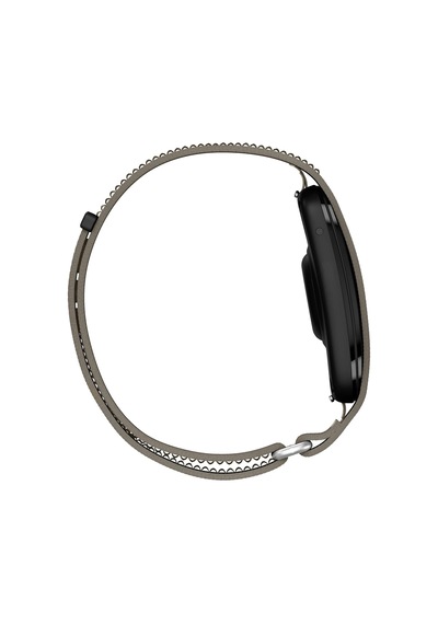 Caseonn Garmin Cırqa Akıllı Bileklik Kordon Elite Kumaş Kayış Açık Haki