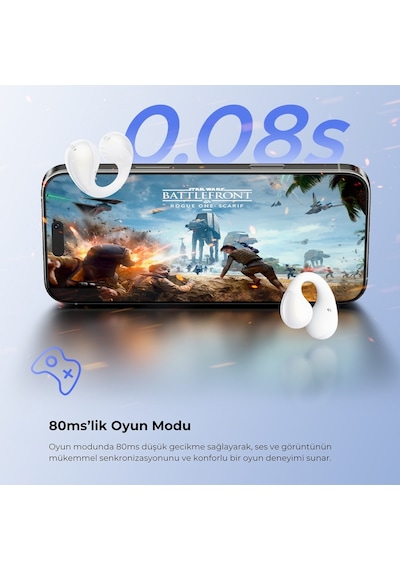 Soundpeats Pearlclip Pro Bluetooth 6.0 Kulak İçi Kulaklık