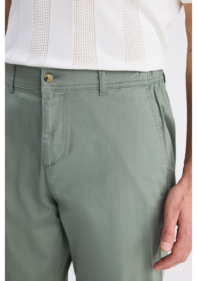 D's Damat Ds Damat Comfort Fit Yeşil Gabardin Chino Pantolon 6hcc3ı303778m Çok Renkli