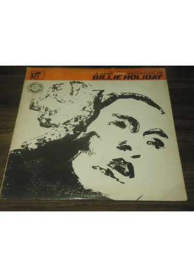 BİLLİE HOLİDAY - A Rare Live Recording Of Billie Holiday , LP 196