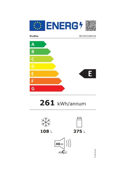 Profilo BD3055WECN 483 LT No-Frost Kombi Tipi Buzdolabı