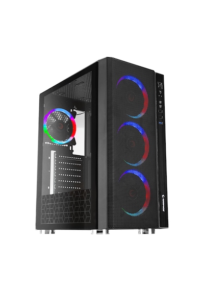 RAMPAGE 650W 80+ CARISMA MESH GAMING MID-TOWER PC KASASI