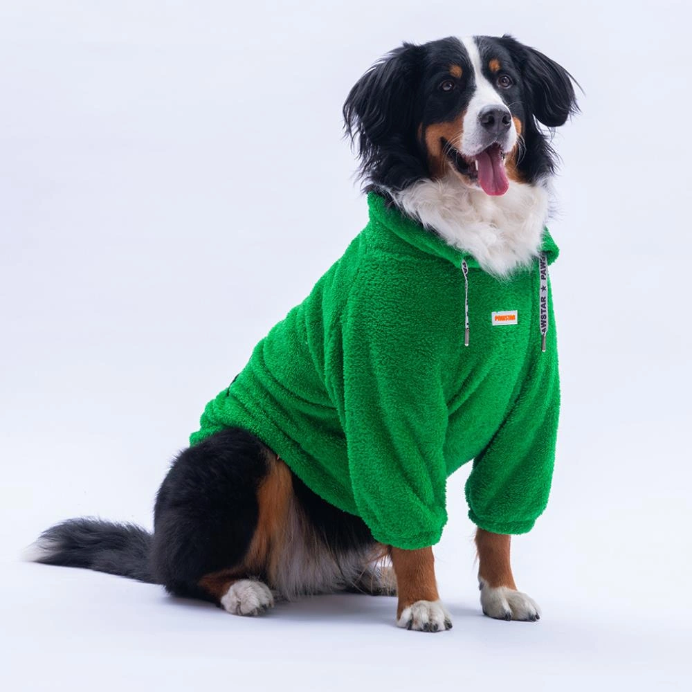 Yeşil Oslo Chill Urban Moods Peluş Orta Büyük Irklar Köpek Kıyafeti Köpek Sweati