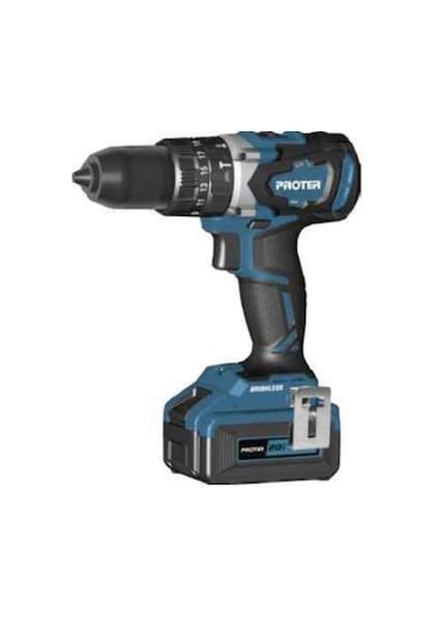 Proter PST 720 BL 20V 2.0 Ah Li-ion Çift Akülü Kömürsüz Darbeli Matkap Vidalama