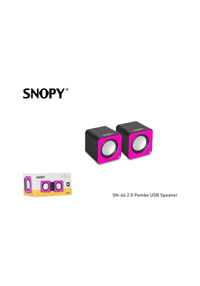 Snopy Sn-66 2.0 Pembe Usb Speaker