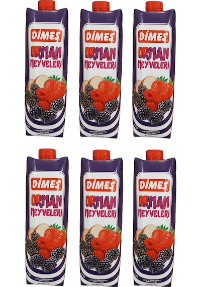 Dimes Orman Meyveli Karışık Meyve Suyu 1 Lt X 6 Adet
