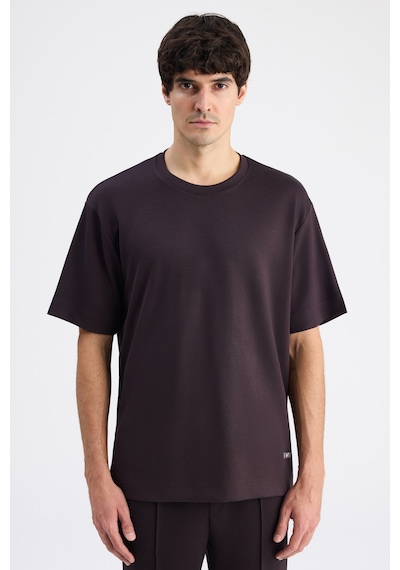 Twn Relaxed Fit Kahverengi Düz T-shirt 6ec146171622m Çok Renkli