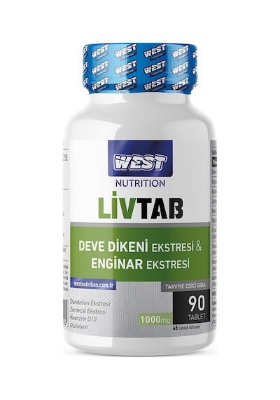 Livtab Milk Thistle (Deve Dikeni) ve Enginar Eki 90 Tablet Livtab Milk Thistle (Deve Dikeni) ve Enginar Eki 90 Tablet