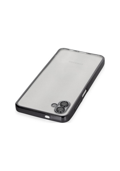 Galaxy A04 Kılıf Razer Lensli Silikon - Siyah