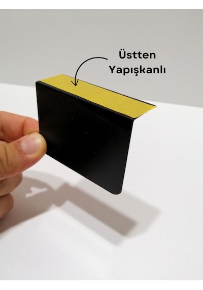 10 Adet Karatahta Siyah Ürün Etiket 5x7 Cm Yapışkanlı Raf Etiketi