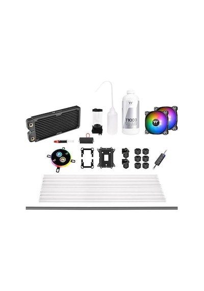 Thermaltake Cl W242 Cu12Sw A Pacific C240 Ddc Hard Tube Custom Sı