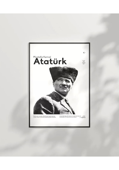 Çerçevesiz Poster Cumhuriyetin Temsilcisi