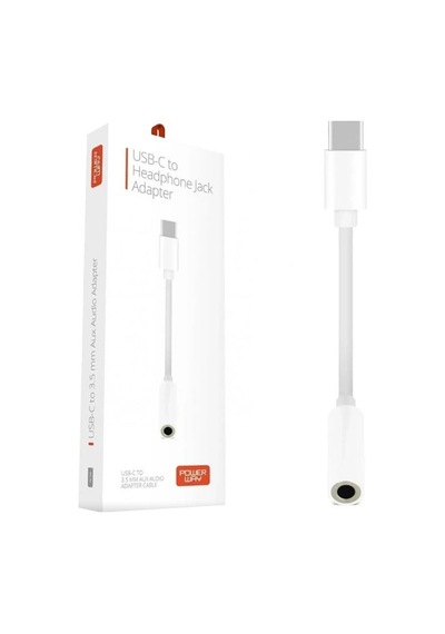 Powerway Ac04 Type-c To 3.5 Mm Aux Kulaklık Dönüştürücü