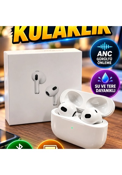 3. Nesil Bluetooth Kulaklık Anc Gürültü Önleme Su Ve Tere Dayanıklı 00