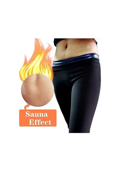 Sh Mağazacılık Unisex Korse Takım Termal Sauna Spor Korse Tayt Ve Atlet Takımı Siyah