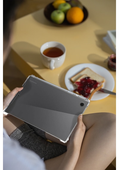 Fuchsia Galaxy Tab A11 Plus 11 İnç İle Uyumlu Nitro Anti Shock Silikon Tablet Kılıfı Arka Kapak