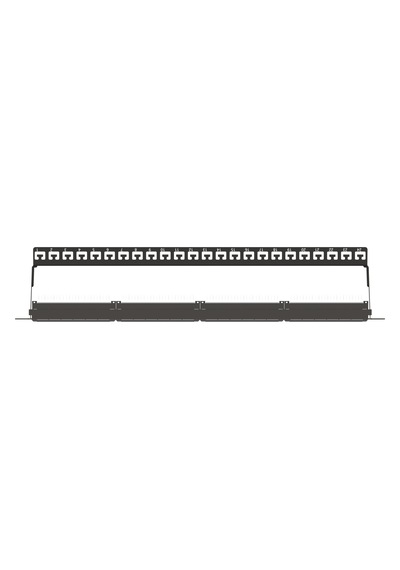 Ager Ac-611-24e 8p8c,lsa,altın Kontak 24 Port Cat6 Dolu 1u Zırhsız Patch Panel