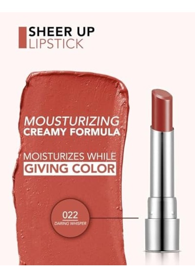 Flormar Nemlendirici Parlak Ruj- Sheer Up Lipstick - 022 Daring Whisper - 8682536097949 00