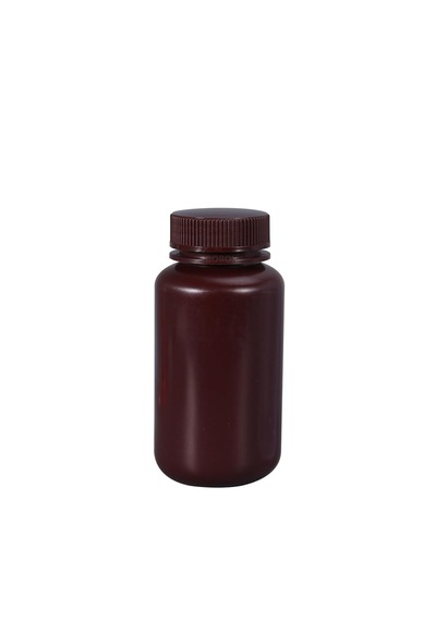 Borox HDPE Amber Plastik Şişe 250ml - Vida Kapaklı - 20 Adet