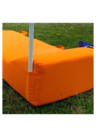Sunbed Ultimate Comfort Katlanır Şezlong Minder Turuncu