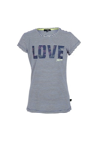 Brz Kids Ipliği Boyalı Kız Çocuk Kısa Kollu T-Shirt Lacivert Brz Kids Ipliği Boyalı Kız Çocuk Kısa Kollu T-Shirt Lacivert