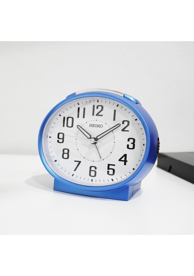 Seiko Qhk059l Sessiz Saniyeli Aydınlatmalı Bell Sesli Alarm 5 Dk Ertelemeli Masa Saati Çok Renkli