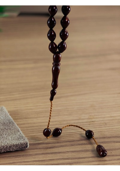Kuka Tesbih Orijinal Kuka Ağacının Meyvesinden Yapılmıştır Kuka Tesbih Hediyelik Ürün Açık Kahverengi