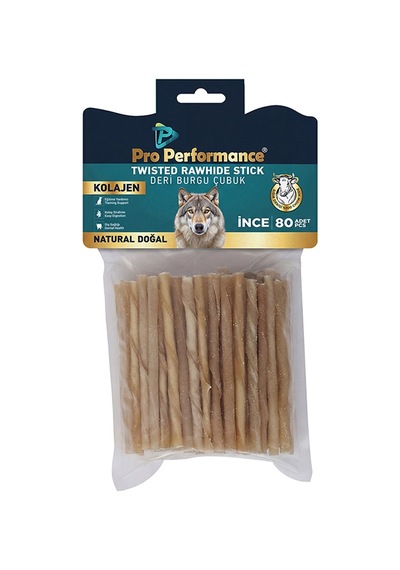 Pro Performance Deri Burgu Çubuk Natural İnce 80 Adet