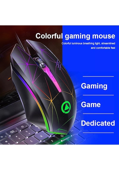 RGB Kablolu Gamer Oyuncu Mouse