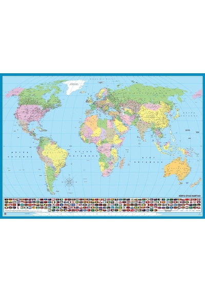 Ks Games 300 Parça World Map - Dünya Haritası Puzzle - 19264
