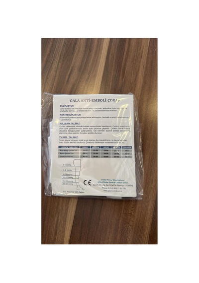 Diz Üstü Anti-embolizm Çorabı Ameliyat Sonrası Embolizm Çorabı Large Beden