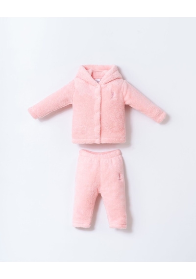 U.S. Polo Assn. U.s. Polo Assn Kız Bebek Pembe Takım Usb2646-c-v2 Pembe