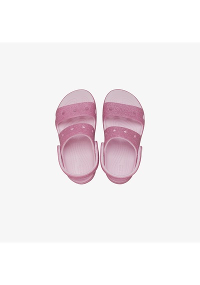 Crocs Classic Glitter Çocuk Pembe Sandalet 207983