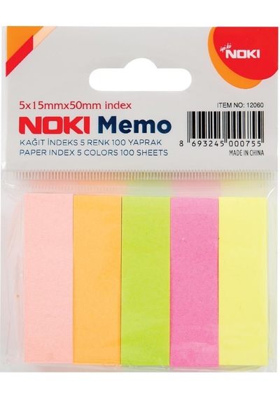 Noki İndeks 5 Renk 100Yp 4'Lü Paket