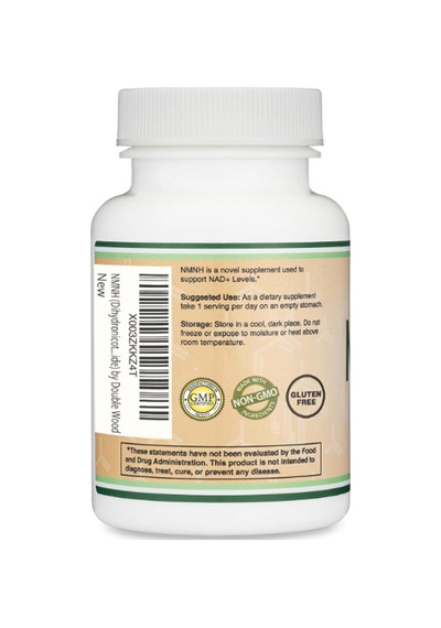 Double Wood Nmnh Nmn Supplement Alternative 250mg 60 Capsu...