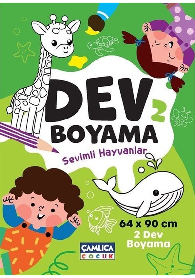 Dev Boyama 2 Sevimli Hayvanlar