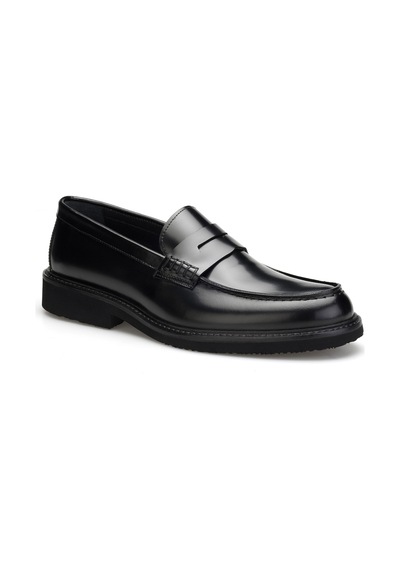 Verge Hakiki Deri Erkek Loafer Siyah