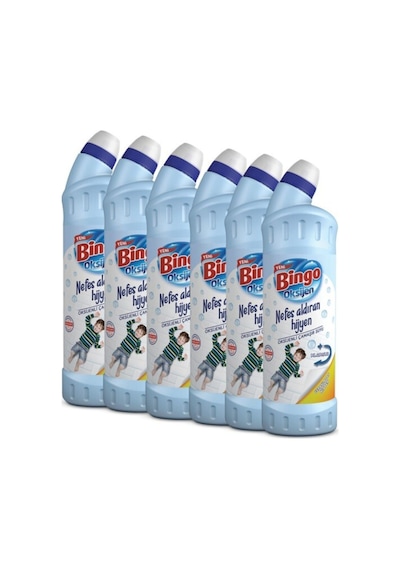Oksijen Çamaşır Suyu 750 Ml Ferahlatan Hijyen Ekonomi Paketi 6'lı Diğer