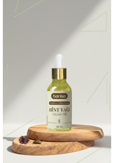 %100 Saf Soğuk Sıkım Hint Yağı 3 Lü Set - Kaş Kirpik Saç Bakımı & Cilt Nemlendirici Doğal Yağ 3x20ml 60 ML