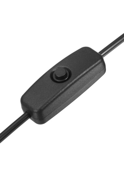 6073 Usb To Dc 5.5x2.1mm Güç Kablosu 1.5 Metre Açma Kapama Anahtarlı Switch 5v Power On/off