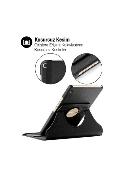 Sm Galaxy Uyumlu Tab A 10.0 P580-p585 360 Derece Döner Standlı Kılıf- 5775
