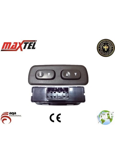 Cam Açma Düğmesi Ön Sol Accent X3 94-00 Çiftli