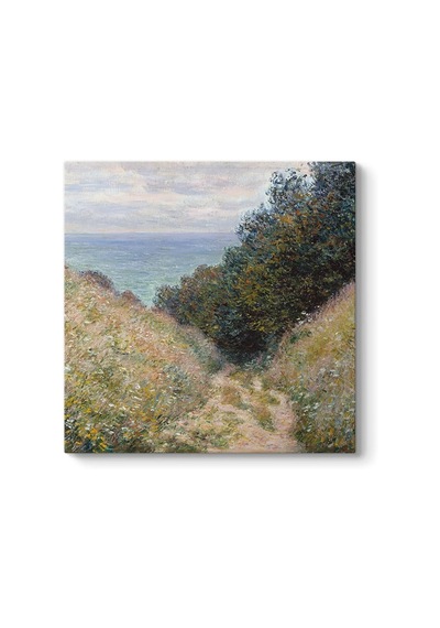 Claude Monet - Road At La Cave Tablosu 50 X 50